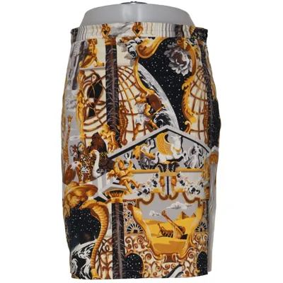 Jupe (Jaune, Noir, Multicolore) de Kenzo Jungle Coton, Élasthane