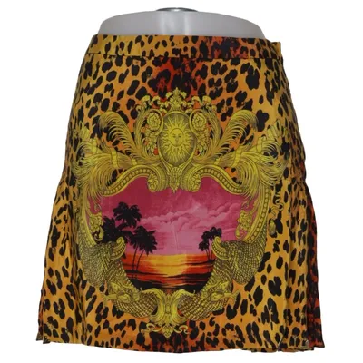 Kjol (Gul, Svart, Flerfärgad) från Versace for H&M Silke