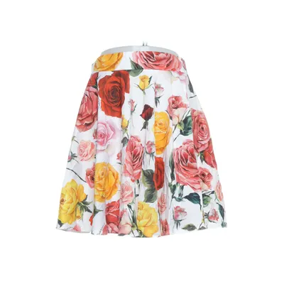 Rok (Wit, Meerkleurig) van Dolce & Gabbana Katoen, Elastaan