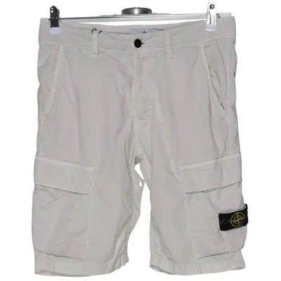 Shorts cargo (Blanc) de Stone Island Junior Coton, Élasthane