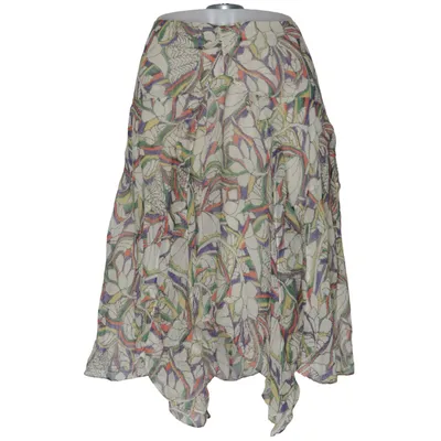 Skirt (Beige, Multicolored) from Isabel Marant Cotton, Silk, Viscose