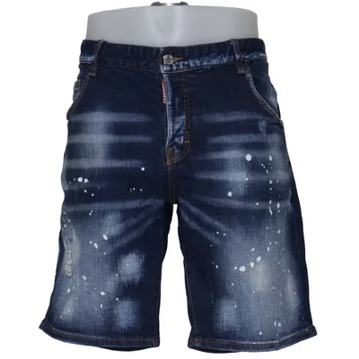 Jeansshorts (Classic Kenny Twist Jean) från Dsquared2 Bomull, Elastan
