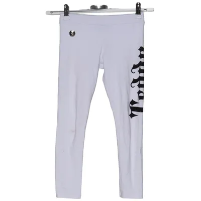 Leggings (Hvid) fra Philipp Plein Junior Bomuld, Elastan