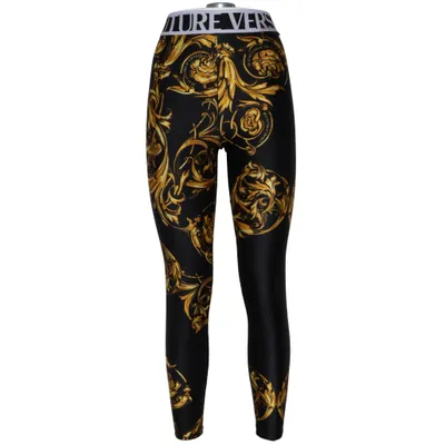 Legging (Noir, Or) de Versace Jeans Couture