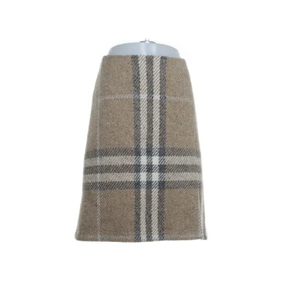 Nederdel (Beige, Flerfarvet) fra Burberry Cupro, Uld