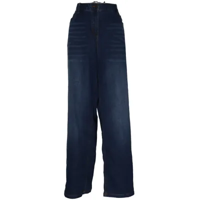 Jeans (MARY-WIDE) fra Ulla Popken Bomuld, Elastan, Polyester, Viscose