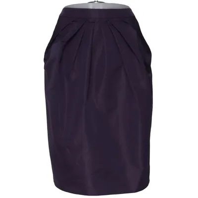 Rok (Lila) van Prada Polyester, Zijde