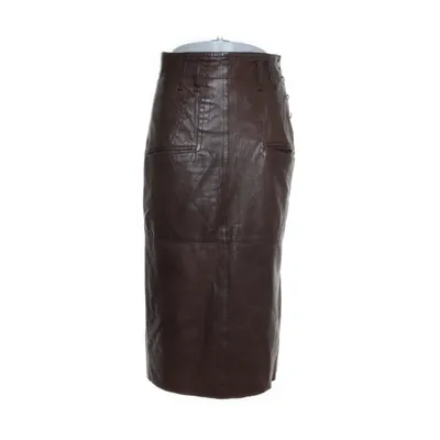 Rok (Bruin) van Jil Sander Leer