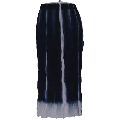 Kjol (Blå, Grå) från Issey Miyake Polyester