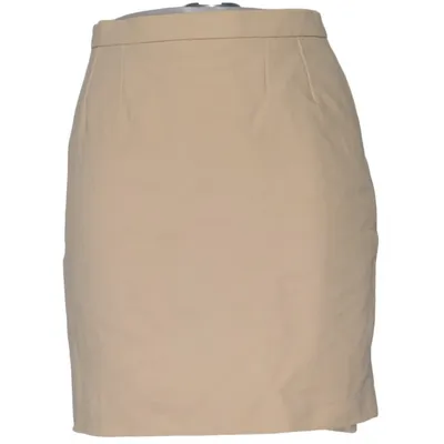 Skirt (Beige) from Christian Dior Boutique Silk, Wool