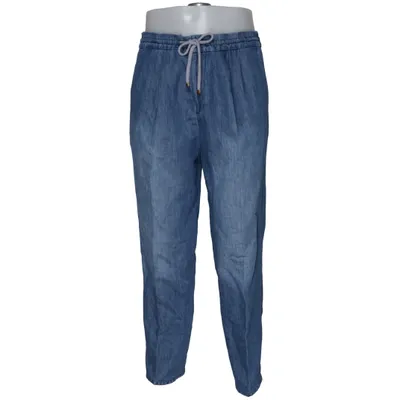 Jeans (Blue) from Brunello Cucinelli Cotton, Linen