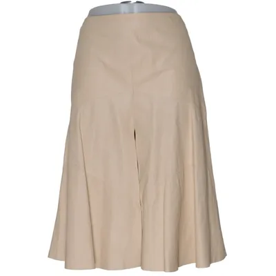 Leather skirt (Beige) from Loewe Leather, Silk
