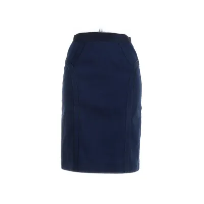 Bleistiftrock (Blau) von Alexander Wang Baumwolle, Elasthan, Leinen, Seide