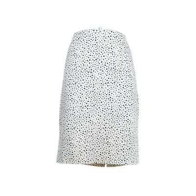 Kjol (Beige, Svart) från Oscar de la Renta Bomull, Elastan