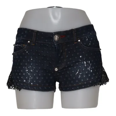 Jeansshorts (Azure Blue) fra Philipp Plein Bomuld, Elastan, Polyester