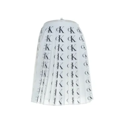 Skirt (White, Black) from Calvin Klein Jeans Polyester