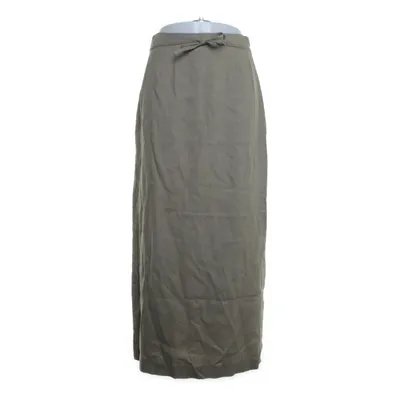 Maxi skirt (Green) from Kenzo Jungle Linen, Viscose