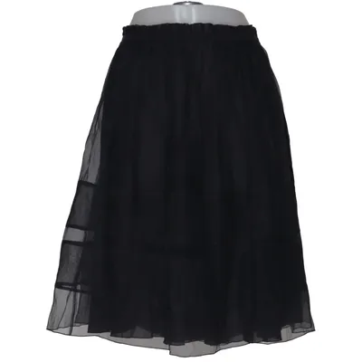 Rok (Zwart, Blauw) van Jil Sander Katoen, Zijde