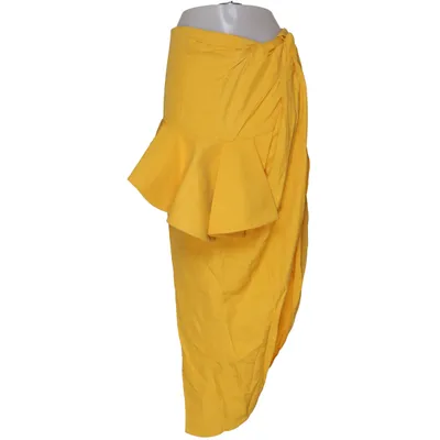 Slå om-nederdel (Gul) fra Jacquemus Acetat, Bomuld, Viscose