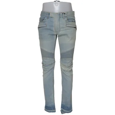 Spijkerbroek (Blauw) van Balmain Katoen, Polyurethaan