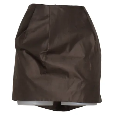 Kjol (Brun) från Marni Polyester, Ull