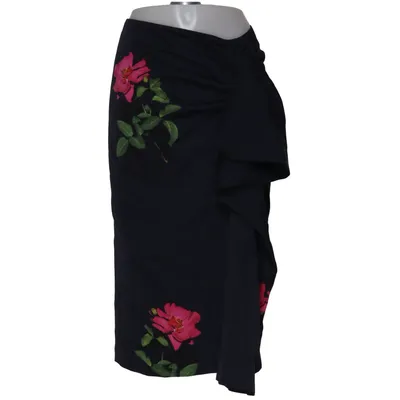Jupe portefeuille (Noir, Rose, Vert) de Dries van Noten Laine