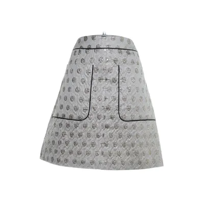 Kjol (Beige, Guldfärgad) från Marni Polyester, Nylon, Kupro
