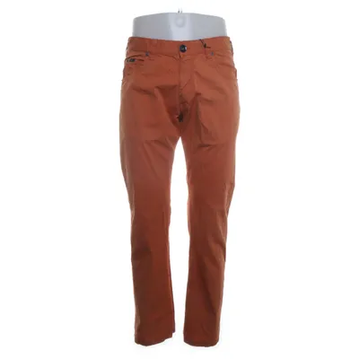 Pants (Orange) from Armani Collezioni Cotton, Elastane
