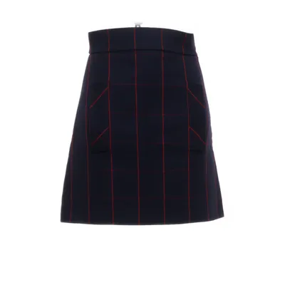 Kjol (Blå) från Miu Miu Viskos, Ull