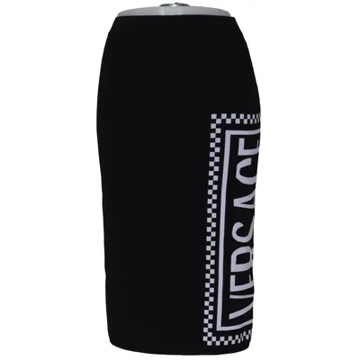 Rok (Zwart, Wit) van Versace Polyamide, Polyester, Viscose