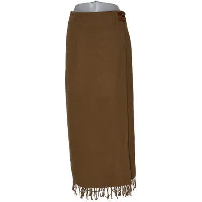 Wikkelrok (Bruin) van Mulberry Acetaat, Wol