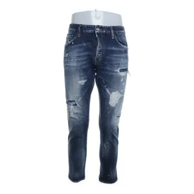 Spijkerbroek (Blauw) van Dsquared2 Katoen, Elastaan, Polyester, Leer