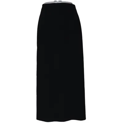 Maxirock (Schwarz) von Jil Sander Acetat, Viskose, Wolle
