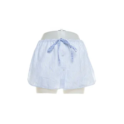 Jupe-short (Bleu, Blanc) de Alexander Wang Coton