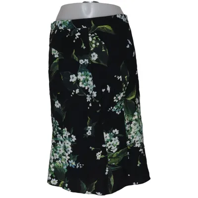 Rok (Zwart, Meerkleurig) van Dolce & Gabbana Elastaan, Zijde, Viscose