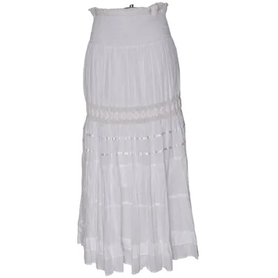 Maxi skirt (White) from Shanaya Cotton