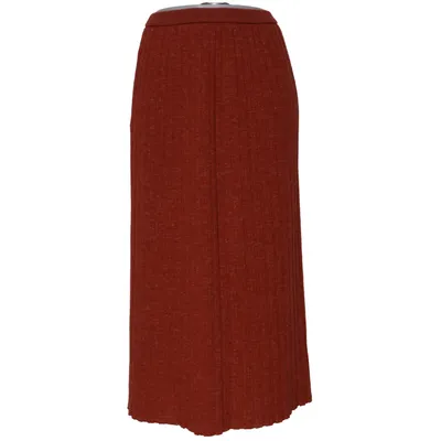 Jupe (Vintage 70's) de Issey Miyake Acrylique, Lin, Laine