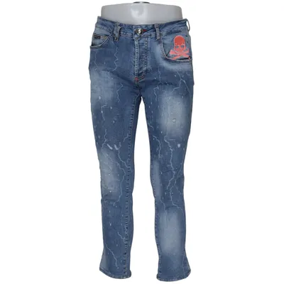 Jeans (Super Straight Cut) från Philipp Plein Bomull, Elastan, Polyester
