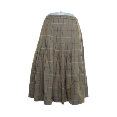 Kjol (Beige, Flerfärgad) från Burberry Ull, Viskos