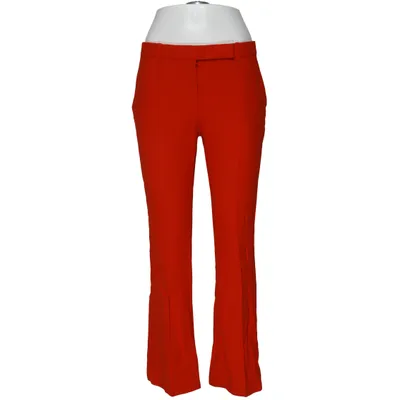 Kostuumbroek (Rood) van Alexander McQueen Acetaat, Cupro, Viscose