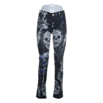 Byxor (Svart, Vit, Lila) från Philipp Plein Bomull, Elastan