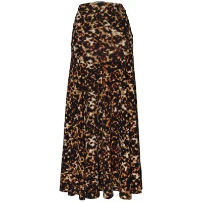 Långkjol (Brun, Flerfärgad) från Roberto Cavalli Elastan, Polyamid