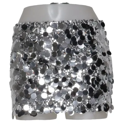 Kjol (Silverfärgad) från Edikted Elastan, Polyester