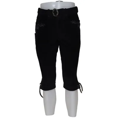 Pantalon en cuir traditionnel (Noir)
