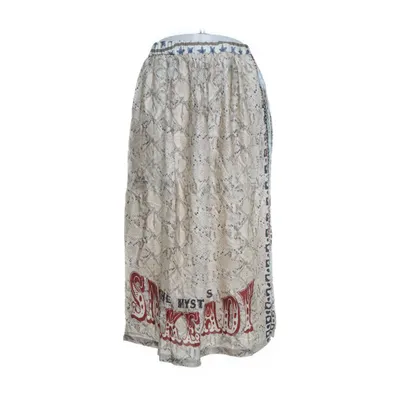Skirt (Beige, Multicolored) from Me369 Viscose