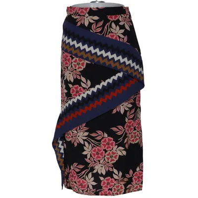 Skirt (Black, Multicolored) from MSGM Silk