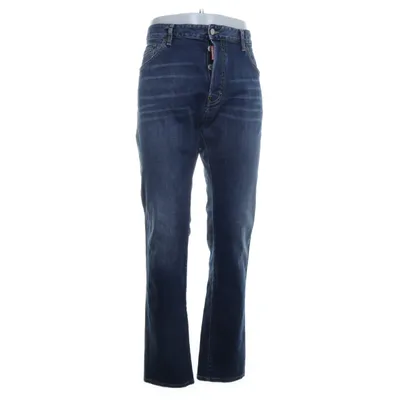 Jeans (Blå) fra Dsquared2 Bomuld, Elastan, Polyester, Læder