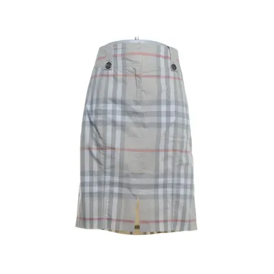 Rok (Beige, Meerkleurig) van Burberry Katoen, Cupro, Elastaan, Polyamide
