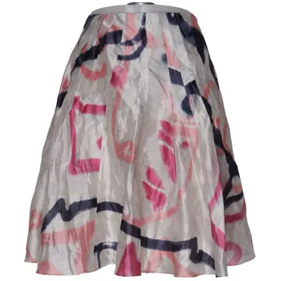 Skirt (White, Pink, Blue) from Christian Dior Boutique Silk