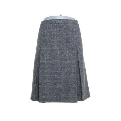 Kjol (Grå) från Miu Miu Angora, Nylon, Ull